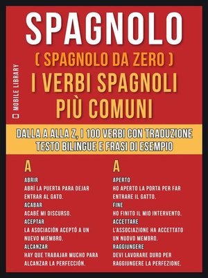 cover image of Spagnolo ( Spagnolo da zero ) I Verbi Spagnoli Più Comuni